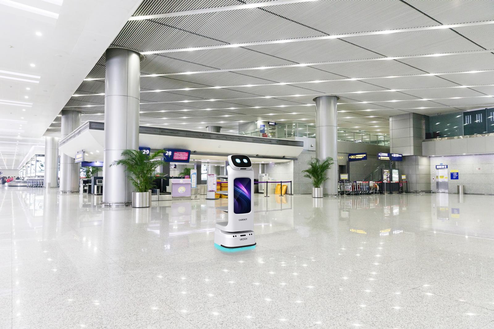 Fuar ve Havaalanları için tanıtım ve servis robotu